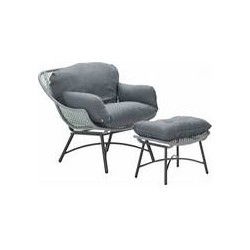 Logan fauteuil met voetenbank vw