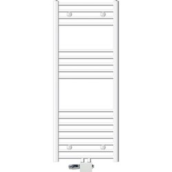 Badkamerradiator Sahara 500 x 1200 mm wit recht + middenaansluiting