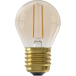 LED volglas Filament Kogellamp 220-240V 3,5W 250lm E27 P45, Goud 2100K Dimbaar - Calex