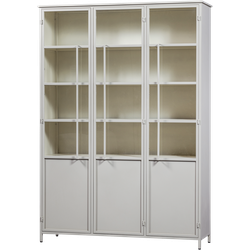 WOOOD Exhibit 3-deurs WOOOD Zaandam Design Tafelpoot - Metaal - Zand - 1 stuks - 72x79x10itrinekast XL - Metaal - Zand - 200x140x44