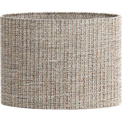 Light & Living - kap - Okavi - bruin - textiel - E27 - 3838295