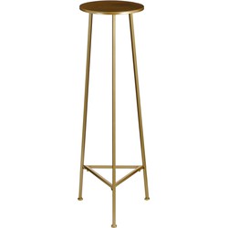 Mica Decorations Jill Plantentafel - 35x35x120 cm - Ijzer - Goud