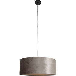 Steinhauer hanglamp Sparkled light - zwart - metaal - 50 cm - E27 fitting - 8157ZW