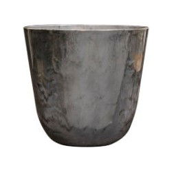 Pot Palermo marble grey D13 H12 cm