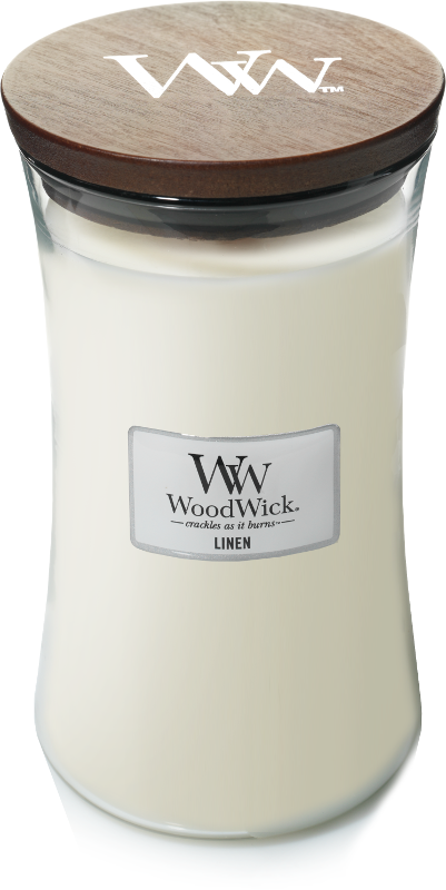 WW Linen Large Candle - WoodWick - 