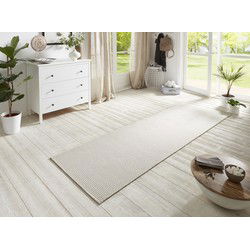 Loper Laagpolig Sisal Look - Geschikt voor Binnen & Buiten - Ivory / Creme - 80x150 cm