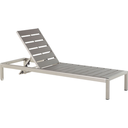 NARDO  - Strandstoel - Grijs - Aluminium