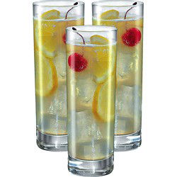 Bormioli Rocco longdrinkglazen - 12x stuks - 305 ml - transparant - Longdrinkglazen