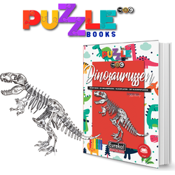 Eureka Eureka 3D Puzzle Books Kleur- en Puzzelboek - Dinosaurussen
