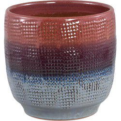 PTMD Bloempot Elana - 30x30x29 cm - Keramiek - Paars