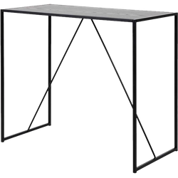 Vic houten bartafel zwart - 120 x 60 cm