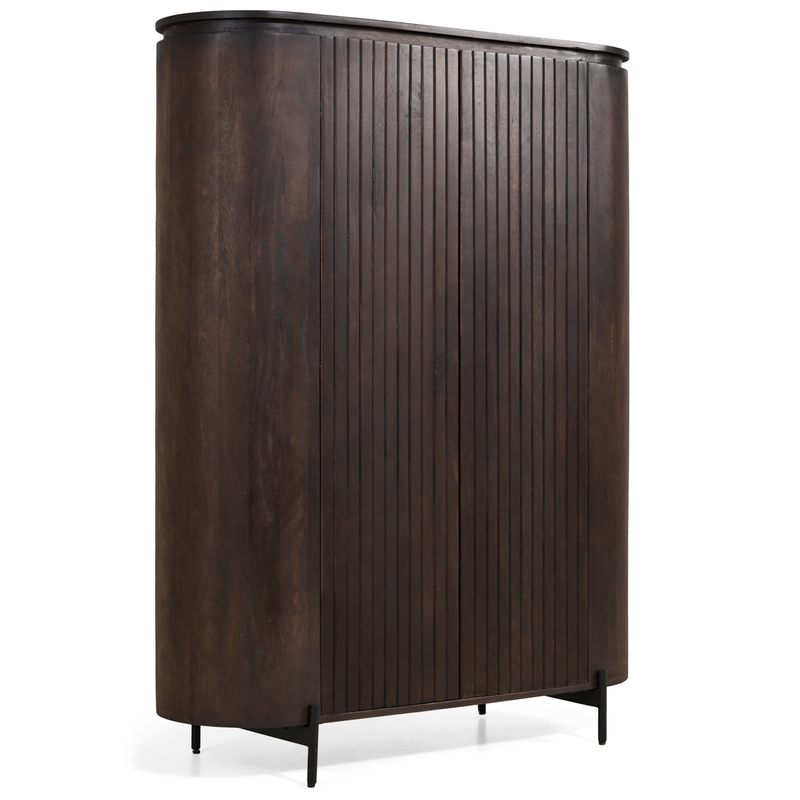 Collectables Mokka Wandkast Donkerbruin 115cm - 