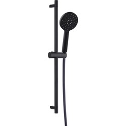 Luzzo® Flower Design Doucheset Glijstang-set - Zwart