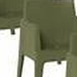 Box armstoel groen