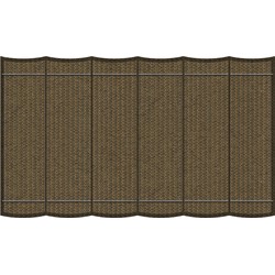 Compleet pakket: Shadow Comfort Harmonicadoek 2x4m Japanese brown met buitendoekreiniger en beschermhoes