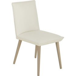 Set van 2 pilo stoelen natuurlijke kastanje decor - Franse productie