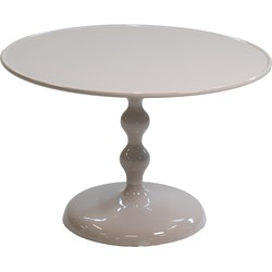 Salontafel Rond - Beige Glans - 59x59x38,5cm - Carien