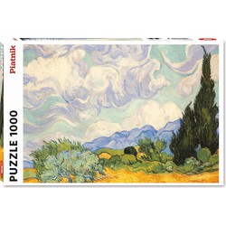 Piatnik Piatnik Korenveld met Cipressen - Vincent van Gogh (1000)