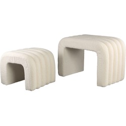 PTMD Allysha Cream poly arch pouf layered SV2