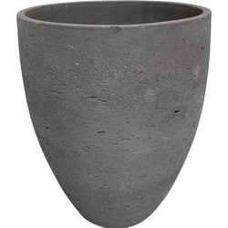 Pot egg hoog Utah d42h52 grafiet