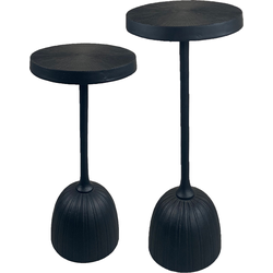 Oist Design Vita set van 2 Side Tables - Aluminium Black