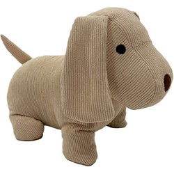 Textino LOWE - Deurstopper 25x13x17 cm hond - Bleached Sand - beige - Textino