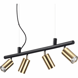 Ideal Lux - Dynamite - Hanglamp - Metaal - GU10 - Messing