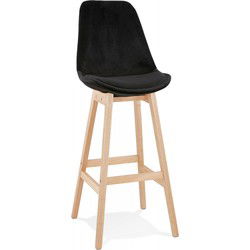 MORISS barkruk 48x56x113 cm Zwart