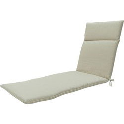 Madison - Ligbedkussen Beige canvas eco+ - Ca. 190x60 cm