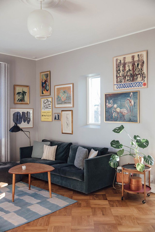 Shop the look: woonkamer met abstracte posters