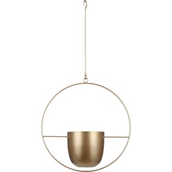 Mica Decorations Dexter Bloempot Hangend - L34 x B14 x H65 cm - Goud