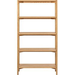 Boekenkast Naturel - 86x30x160cm - Ronna