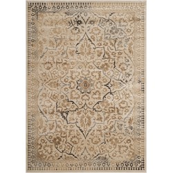 Safavieh Traditional Indoor Woven Area Rug, Vintage Collection, VTG175, in Creme, 201 X 279 cm