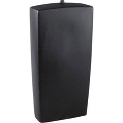 PTMD Vaas Janettee - 30x12x60 cm - Keramiek - Zwart