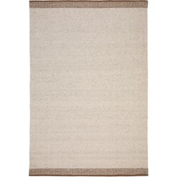 Kave Home - Nifelia jacquard wollen vloerkleed beige 160 x 230 cm