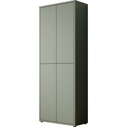 Meubella Schoenenkast Amber - Groen - 75 cm