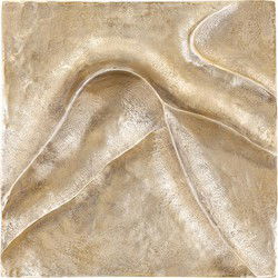 PTMD Wandpaneel Gihan - 55x5x55 cm - Aluminium - Goud