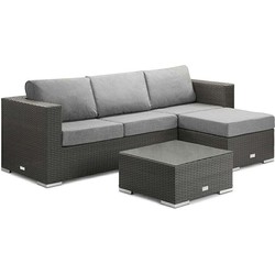 Feel Home - Alu Wicker Corner loungeset - Messina I