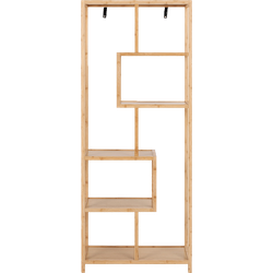 Moos bamboe boekenkast naturel - 77 x 185 cm