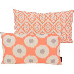 Imara Naranja / Oranje | 30 x 50 cm | Kussenhoes | Katoen/Linnen