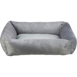 TRIXIE HONDENMAND LIONEL GERECYCLED HOEKIG GRIJS 105X80 CM