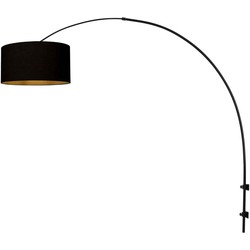 Steinhauer wandlamp Sparkled light - zwart - metaal - 3967ZW