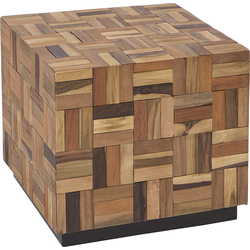 GAMETI  - Salontafel - Donkere houtkleur - Teakhout