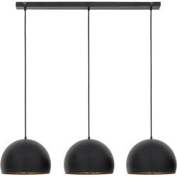 Light & Living - hanglamp - Jaicey - zwart - metaal - grote eettafellamp - E27 - 2908812