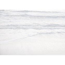 Sanders & Sanders fotobehang strand grijs wit - 400 x 280 cm - 612454