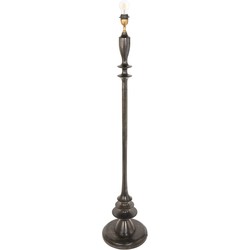 Anne Lighting - vloerlamp - Bois - zwart - hout - Ø 29cm - E27 - 3679ZW