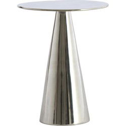 Bijzettafel Leova - Nikkel - Ø35cm