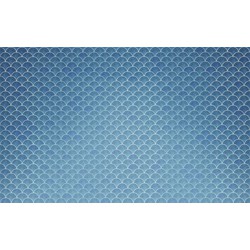 Sanders & Sanders fotobehang art deco blauw - 400 x 250 cm - 611960