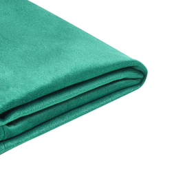 Beliani FITOU - Bekleding voor bedframe-Groen-Fluweel