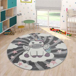 Kindervloerkleed - Cosena - Grijs - 200x290 cm